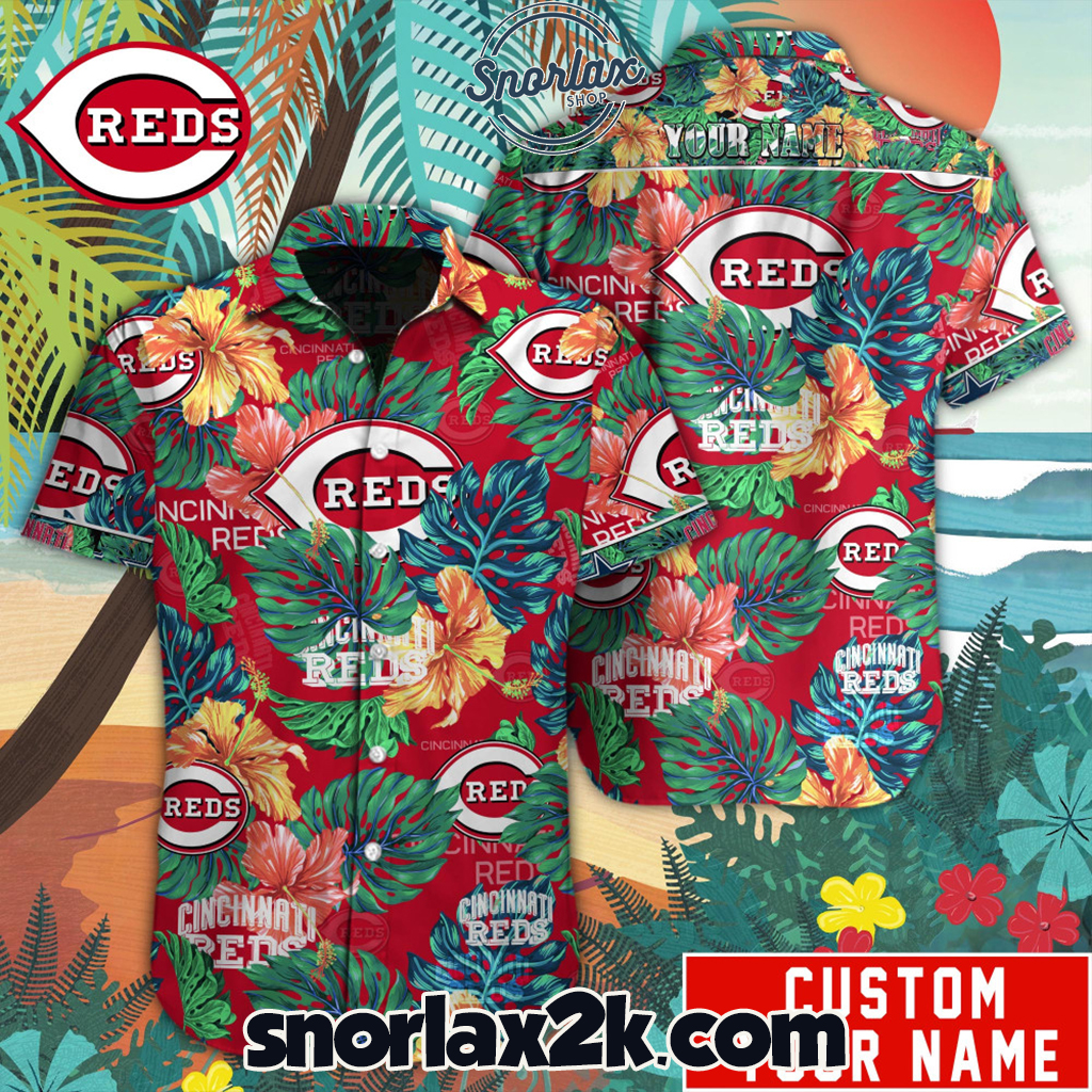 Personalized Cincinnati Reds MLB Flower Summer Baseball Hawaiian Shirt -  Bring Your Ideas, Thoughts And Imaginations Into Reality Today